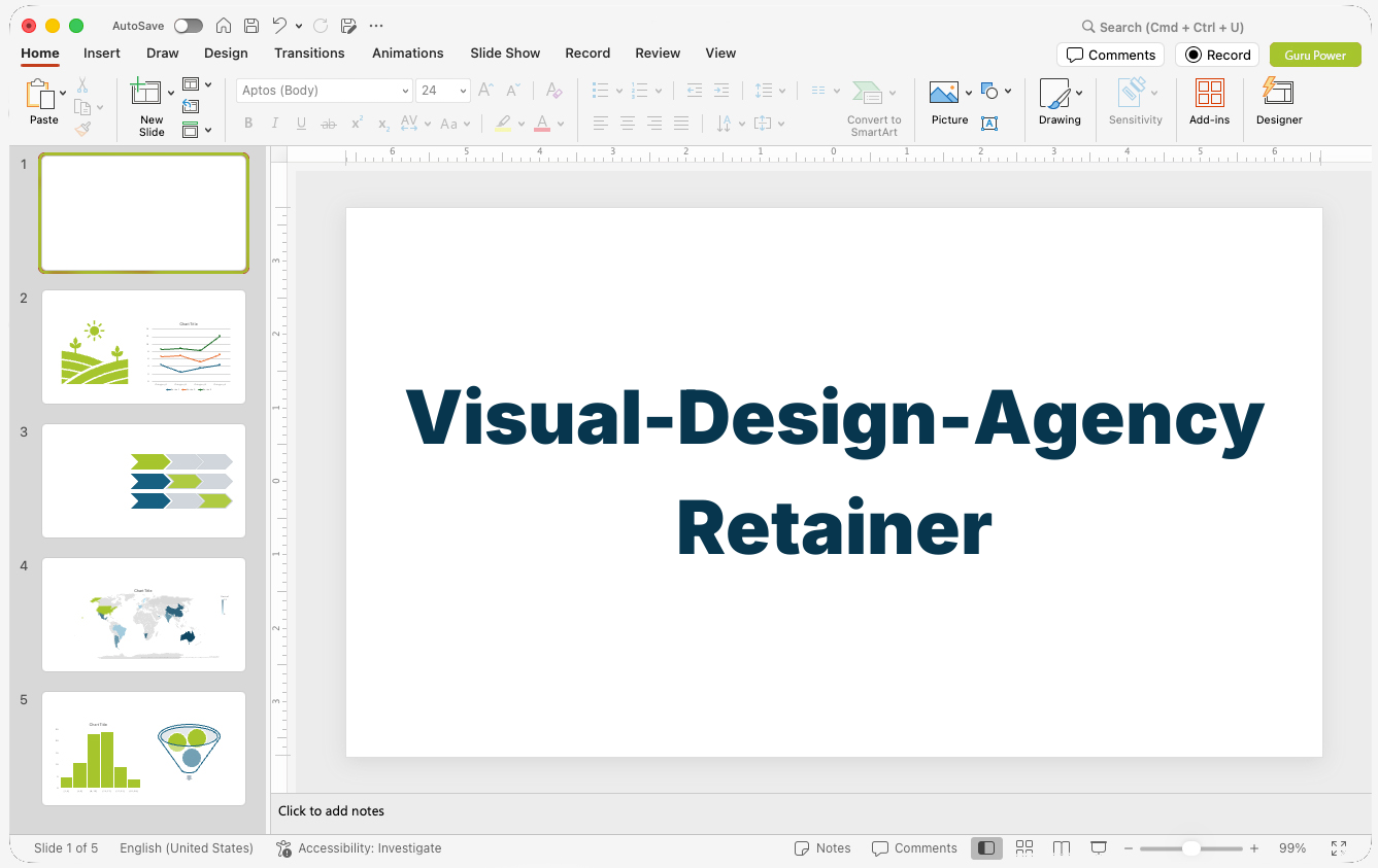Visual-Design-Agency Retainer Deck