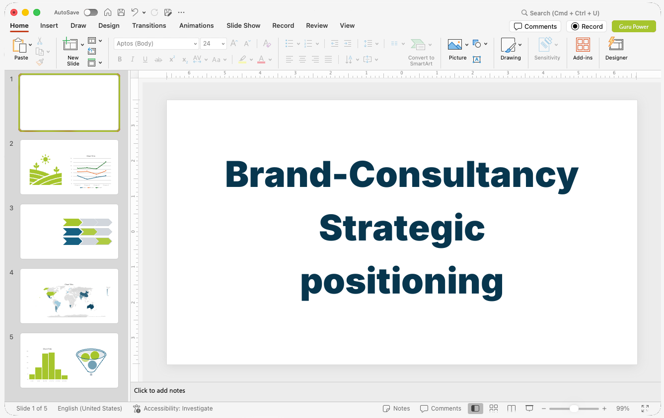 Brand-Consultancy Strategic positioning Presentation