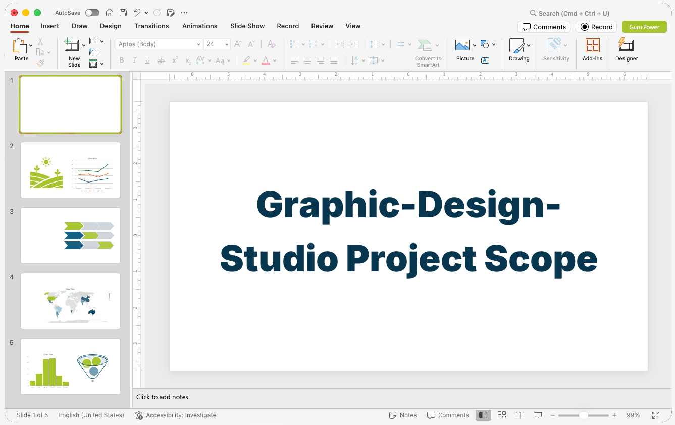Graphic-Design-Studio Project Scope Presentation