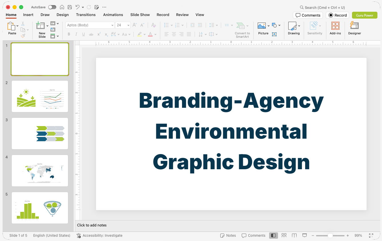 Branding-Agency Environmental Graphic Design Presentation