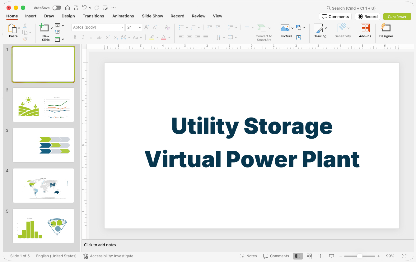 Utility Storage Virtual Power Plant Pitch-Deck