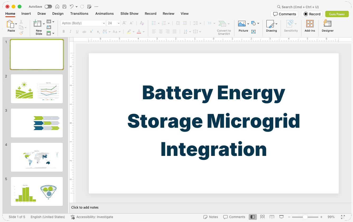 Battery Energy Storage Microgrid Integration Presentation