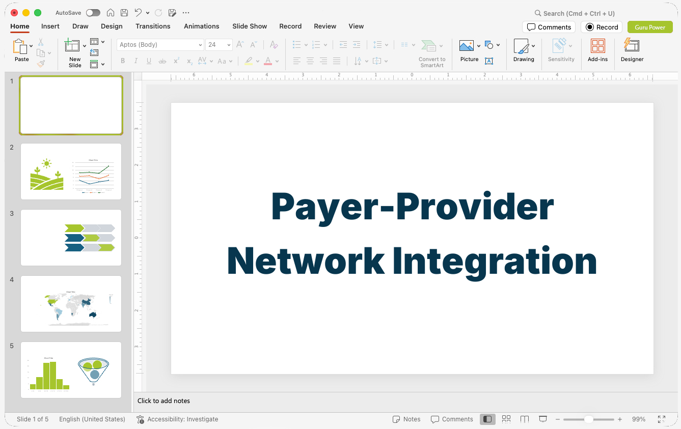 Payer-Provider Network Integration Deck