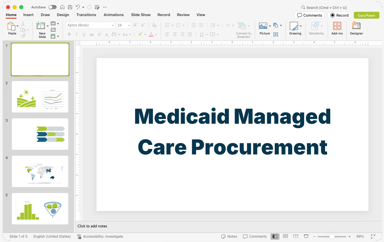 Medicaid Managed Care Procurement Presentation