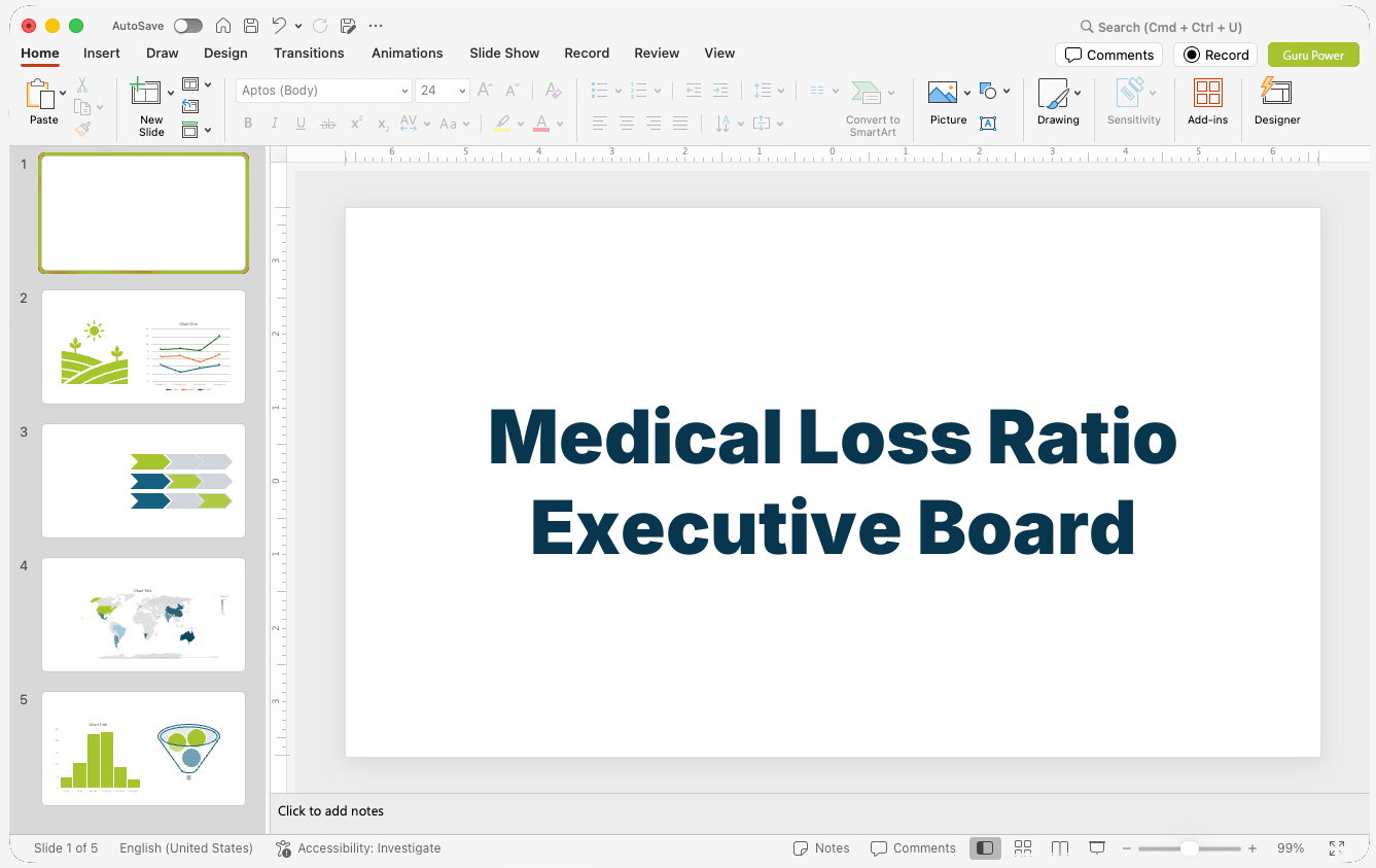 Medical Loss Ratio Executive Board Presentation