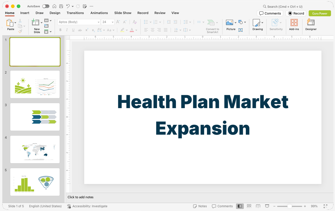 Health Plan Market Expansion Pitch-Deck