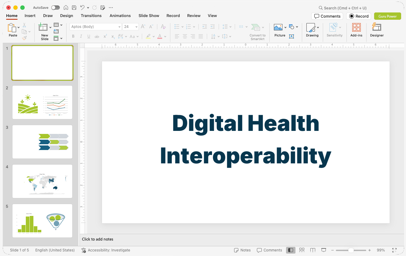 Digital Health Interoperability Presentation