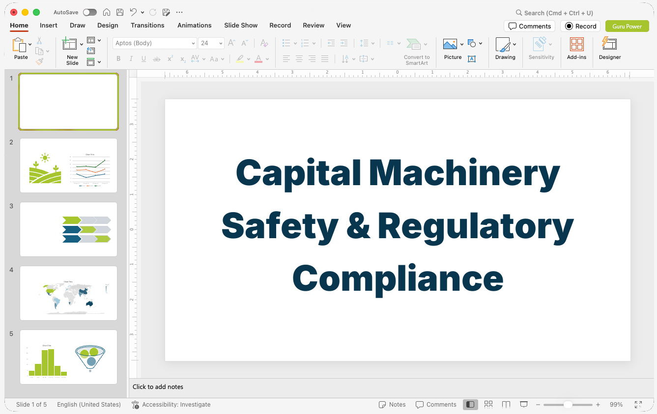 Capital Machinery Safety & Regulatory Compliance Presentation