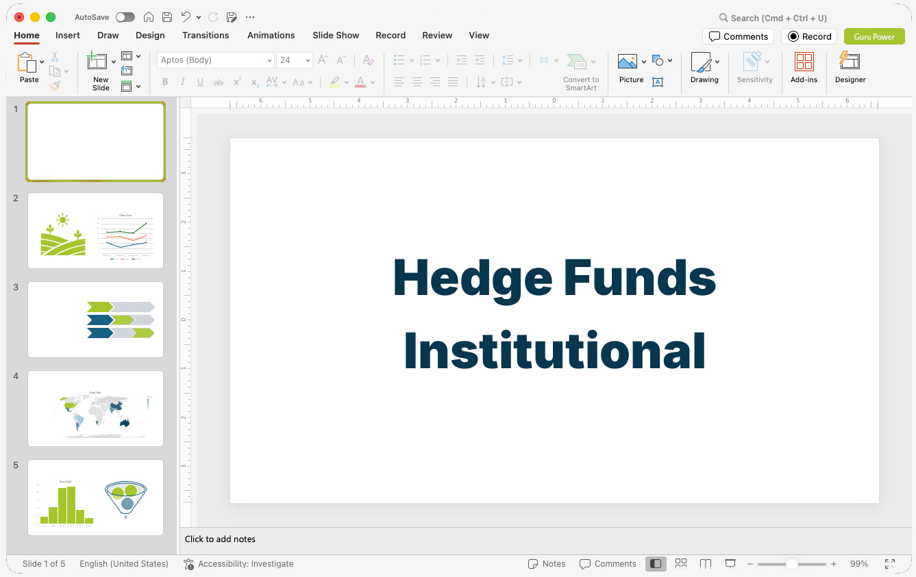 Hedge Funds Institutional Pitch-Deck