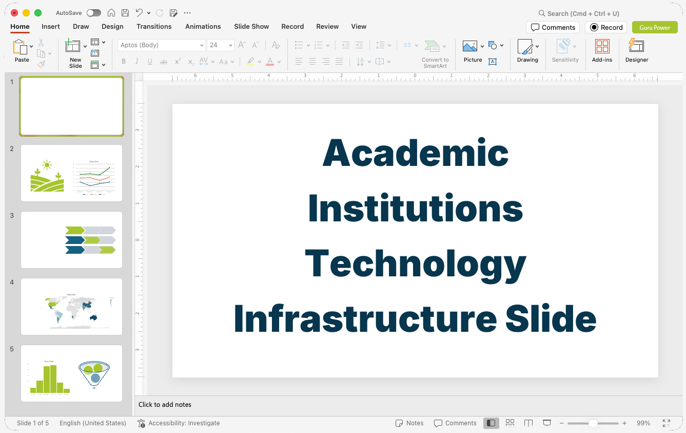 Academic Institutions Technology Infrastructure Slide-Deck