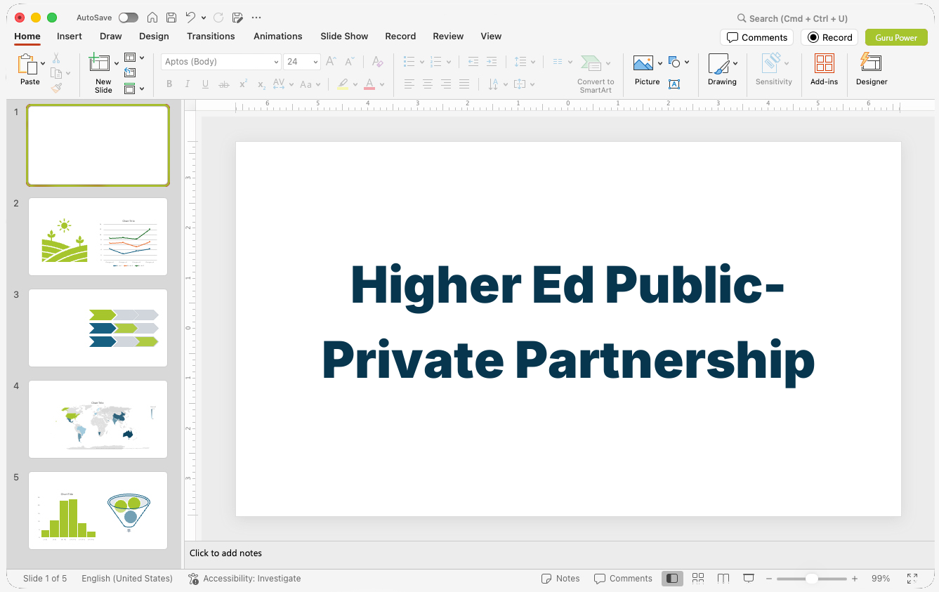 Higher Ed Public-Private Partnership Pitch-Deck