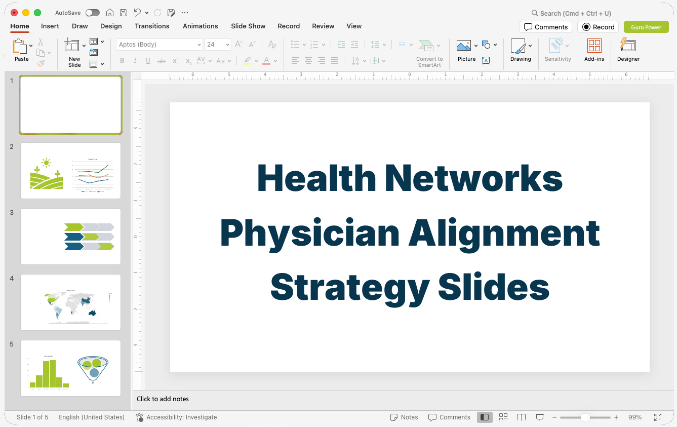 Health Networks Physician Alignment Strategy Slides