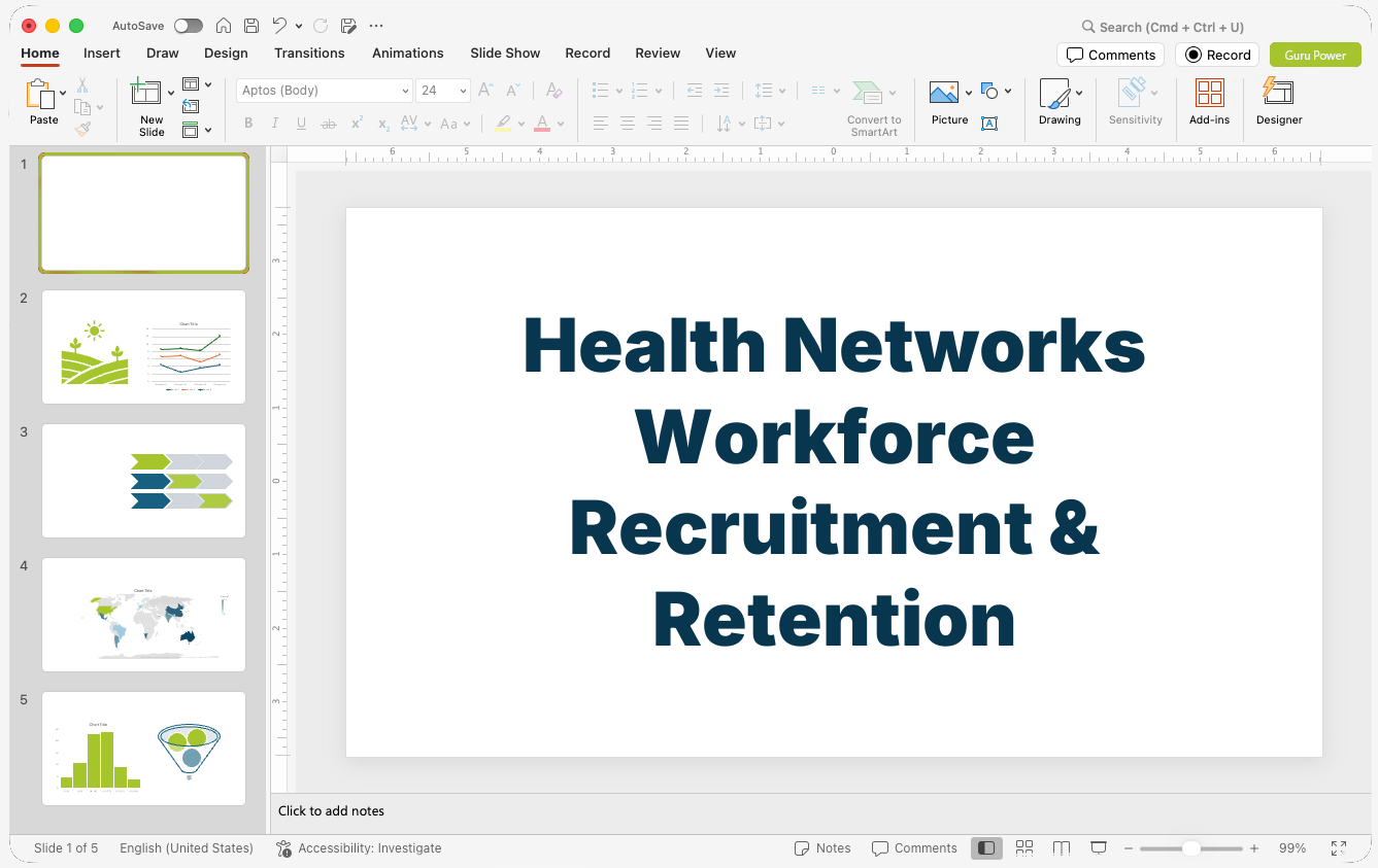 Health Networks Workforce Recruitment & Retention Presentation