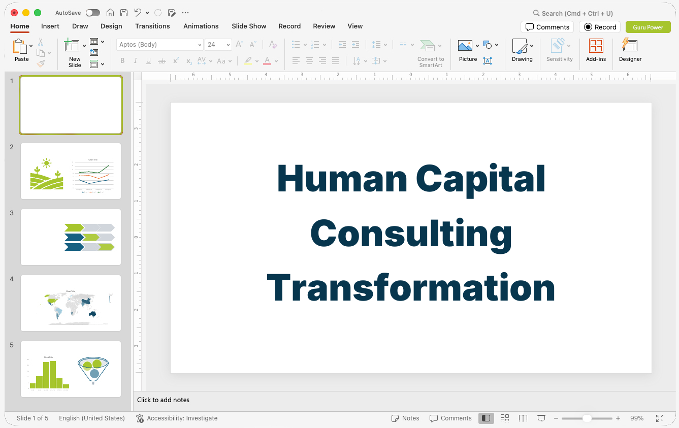 Human Capital Consulting Transformation Pitch-Deck