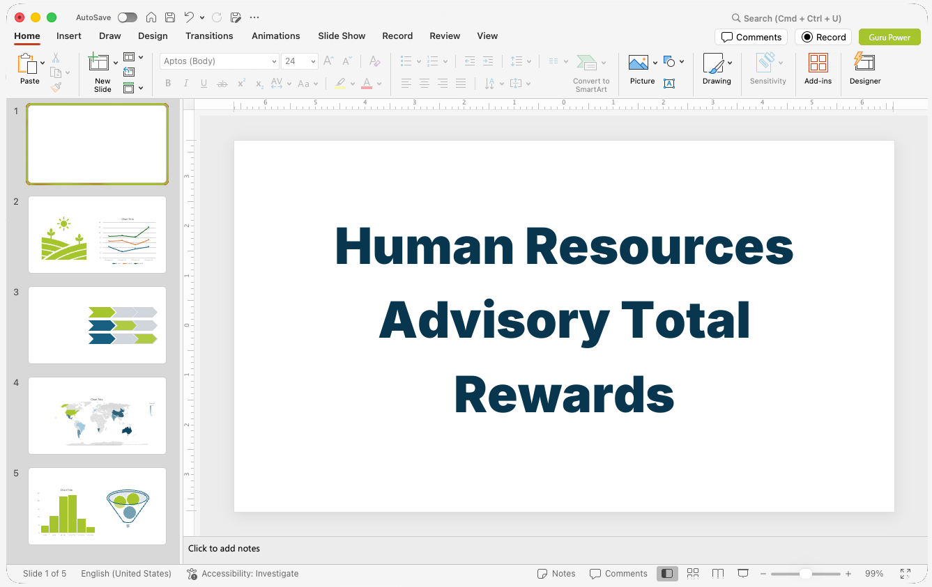 Human Resources Advisory Total Rewards Presentation