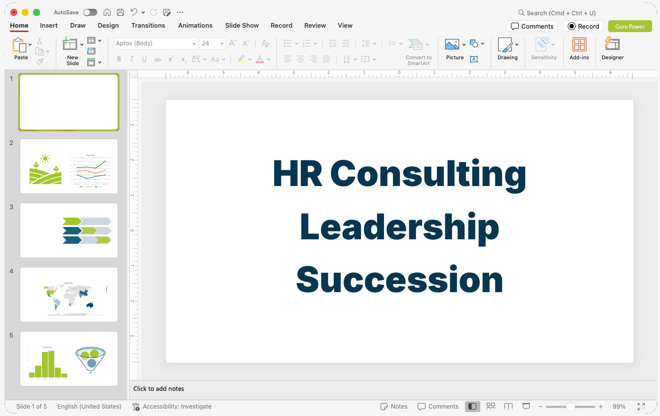 HR Consulting Leadership Succession Presentation