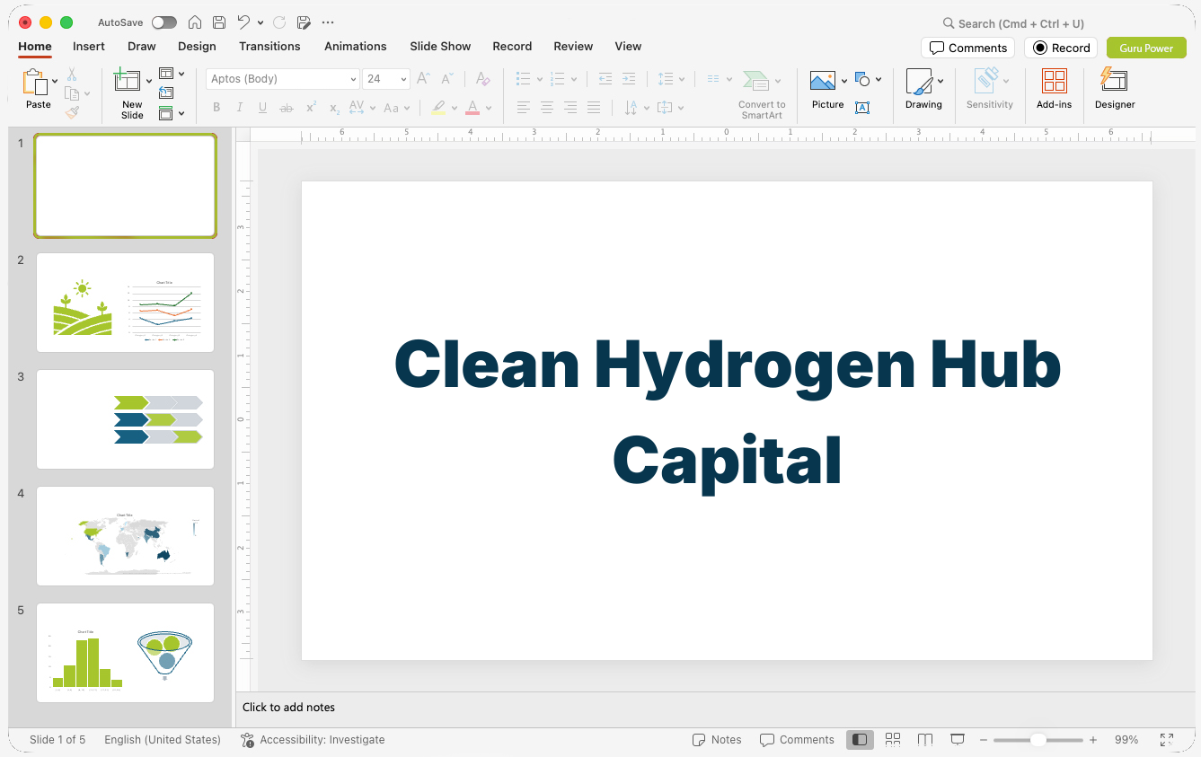 Clean Hydrogen Hub Capital Deck Presentation