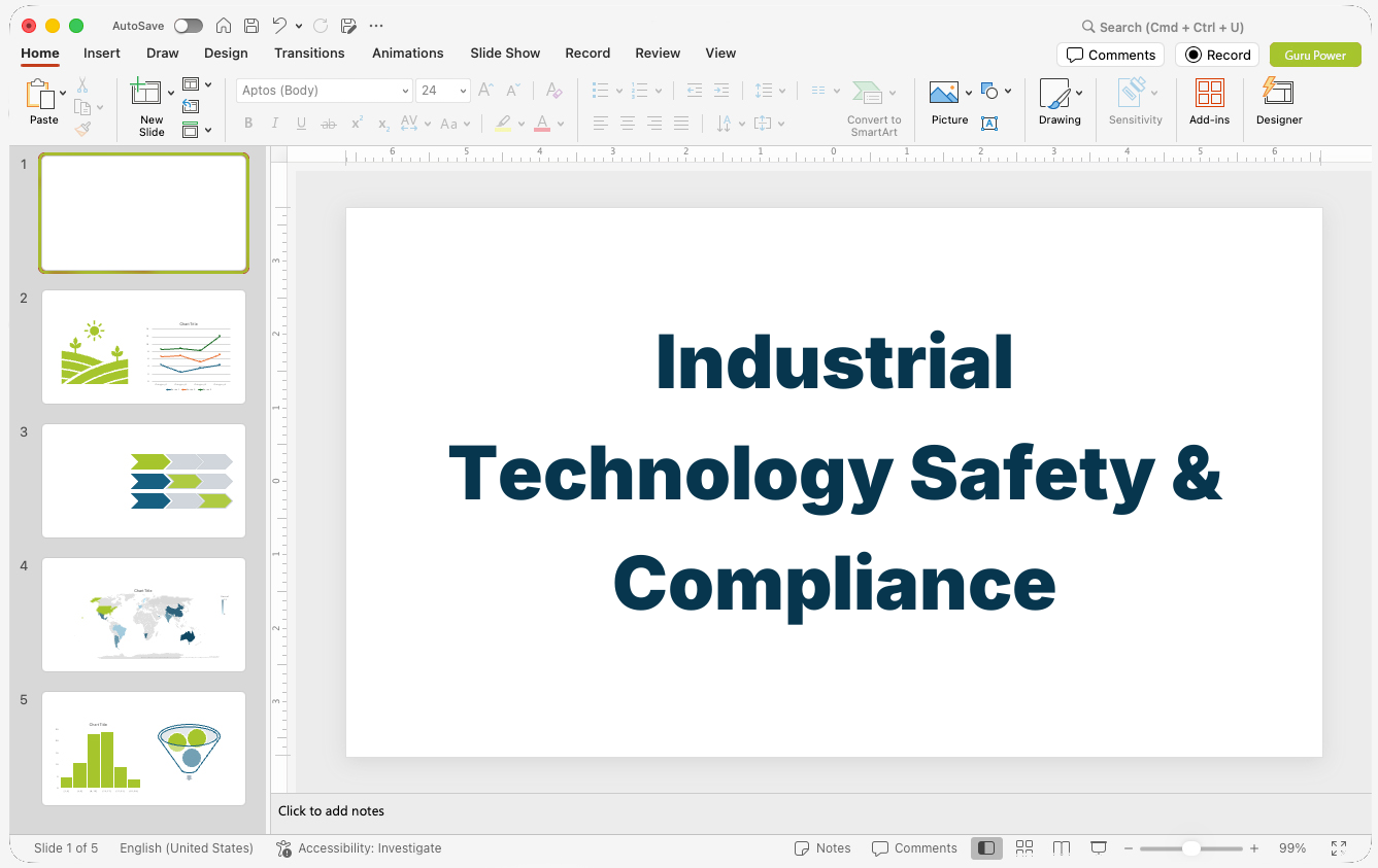 Industrial Technology Safety & Compliance Pitch-Deck