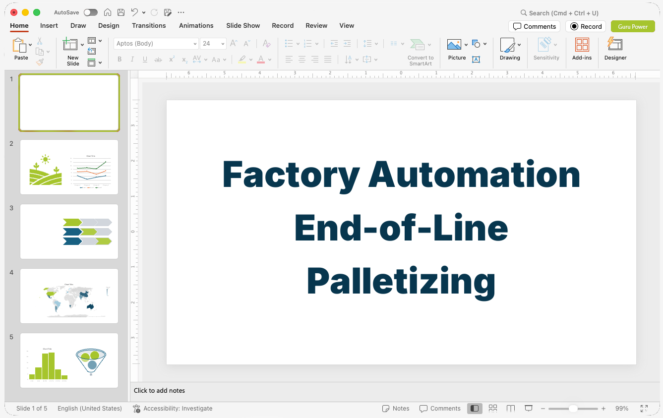 Factory Automation End-of-Line Palletizing Presentation