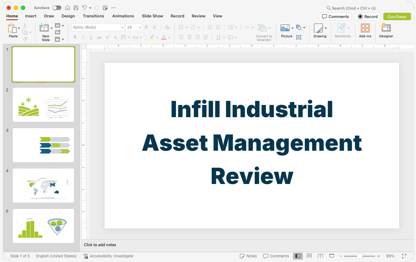 Infill Industrial Asset Management Review Presentation