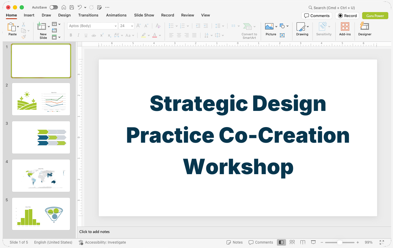 Strategic Design Practice Co-Creation Workshop Deck