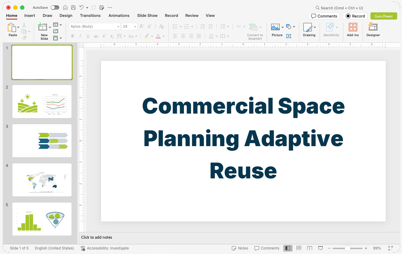 Commercial Space Planning Adaptive Reuse Presentation