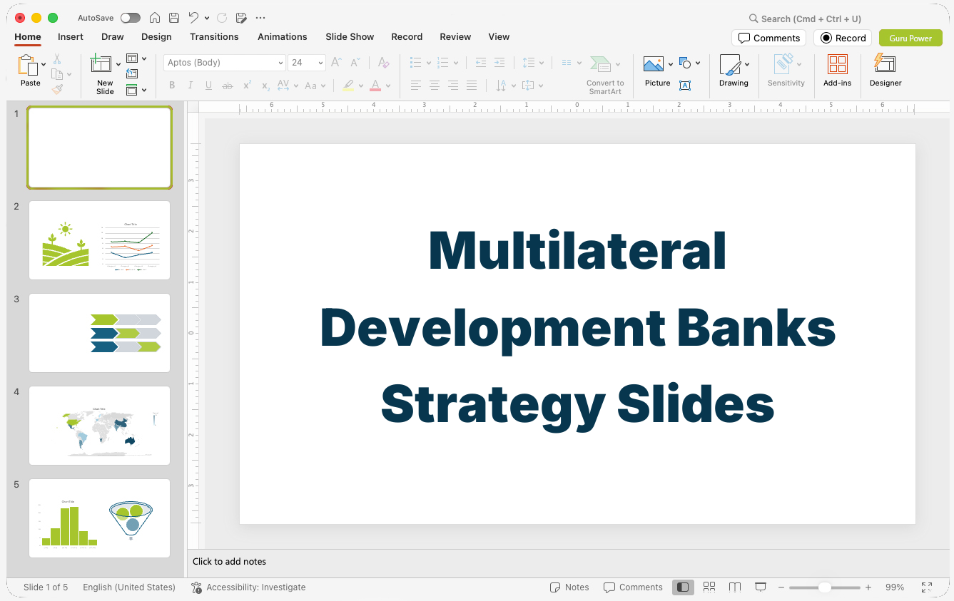 Multilateral Development Banks Strategy Slides