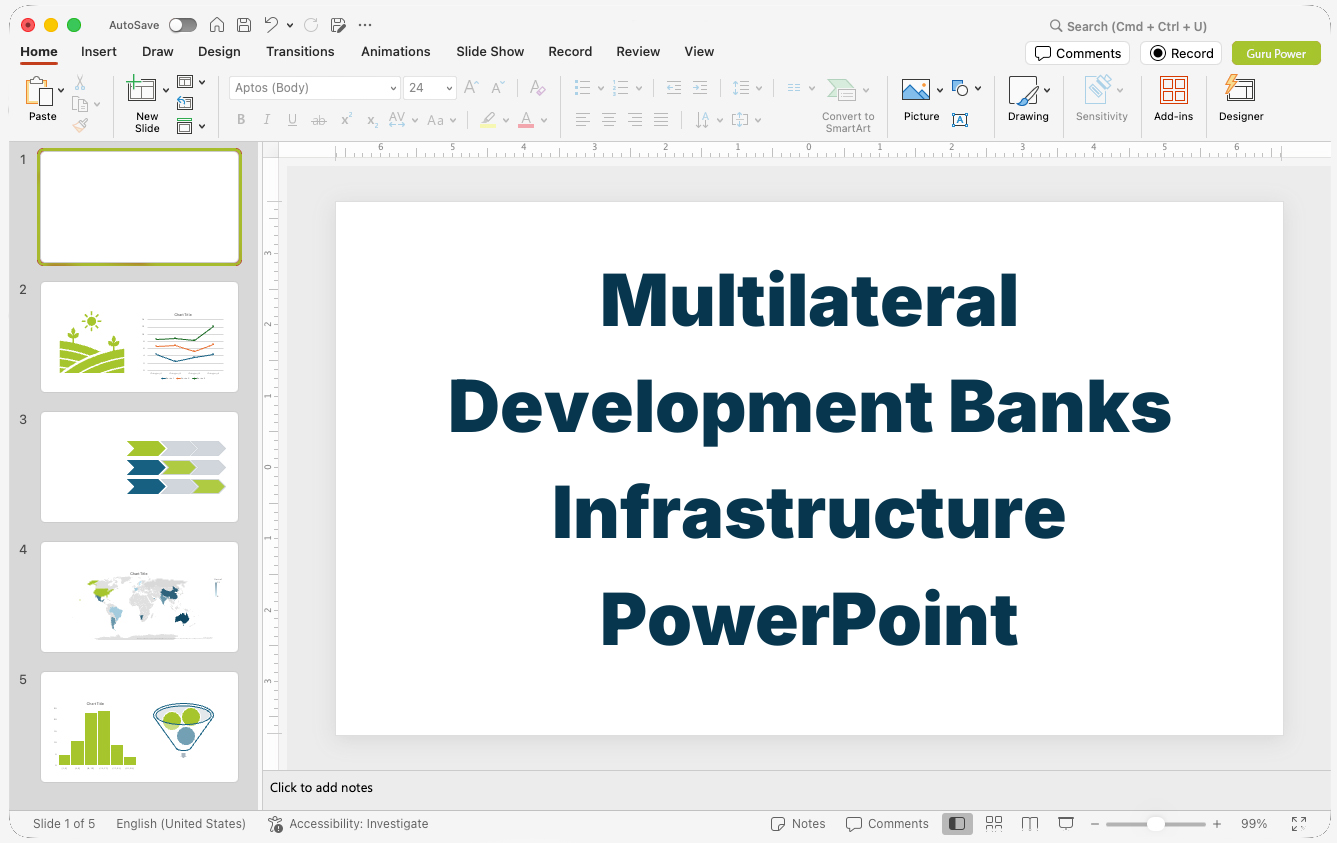 Multilateral Development Banks Infrastructure PowerPoint