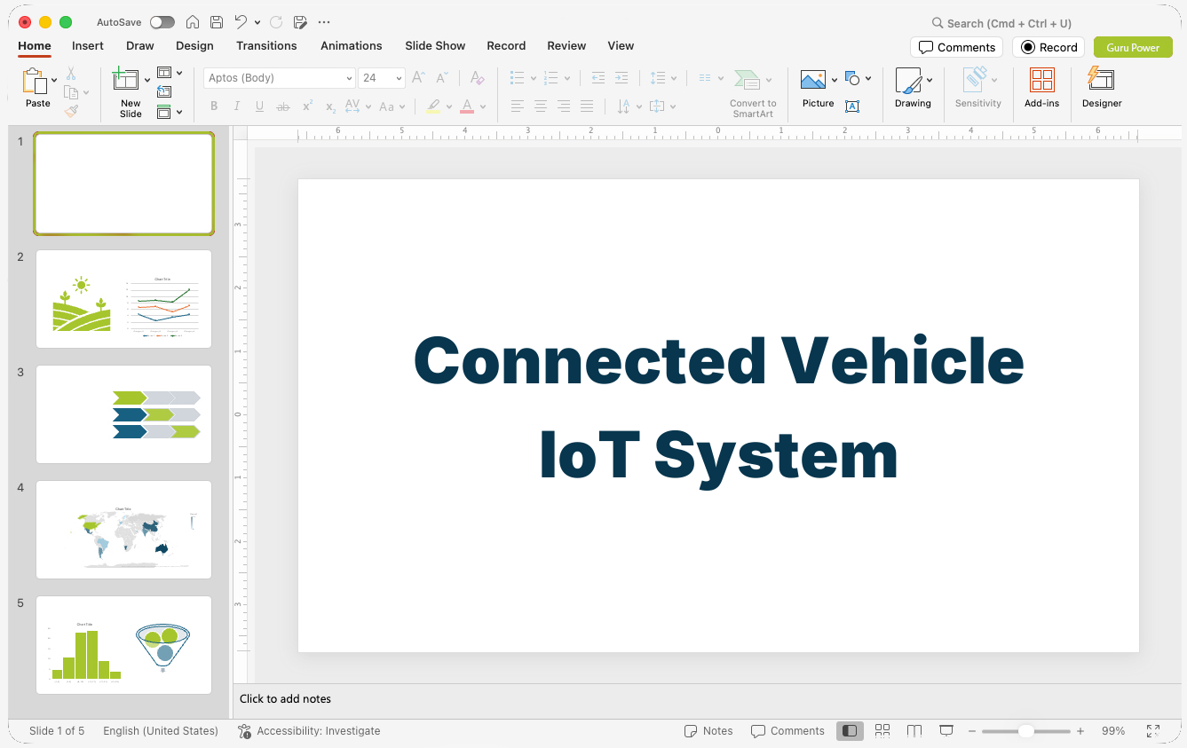 Connected Vehicle IoT System Presentation