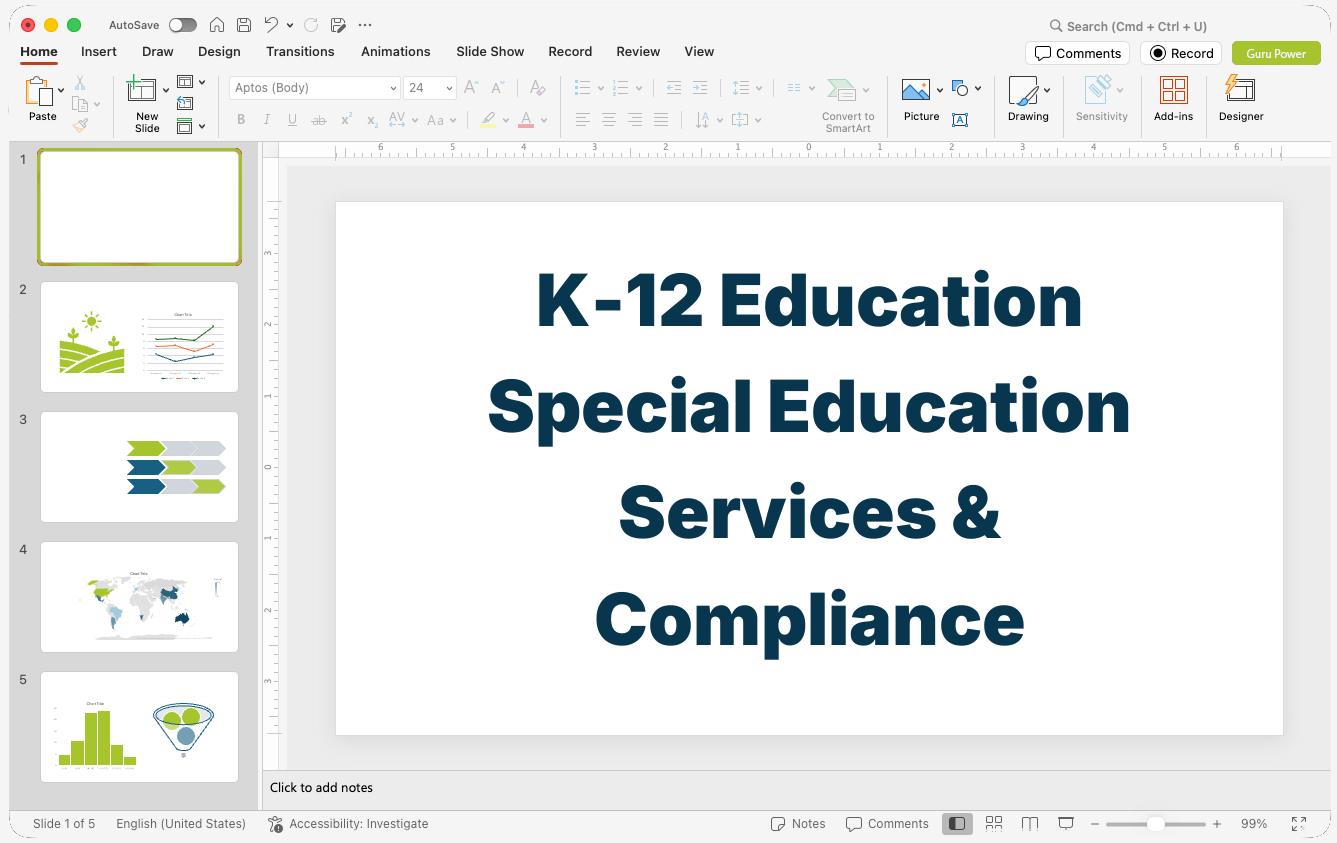 K-12 Education Special Education Services & Compliance Presentation