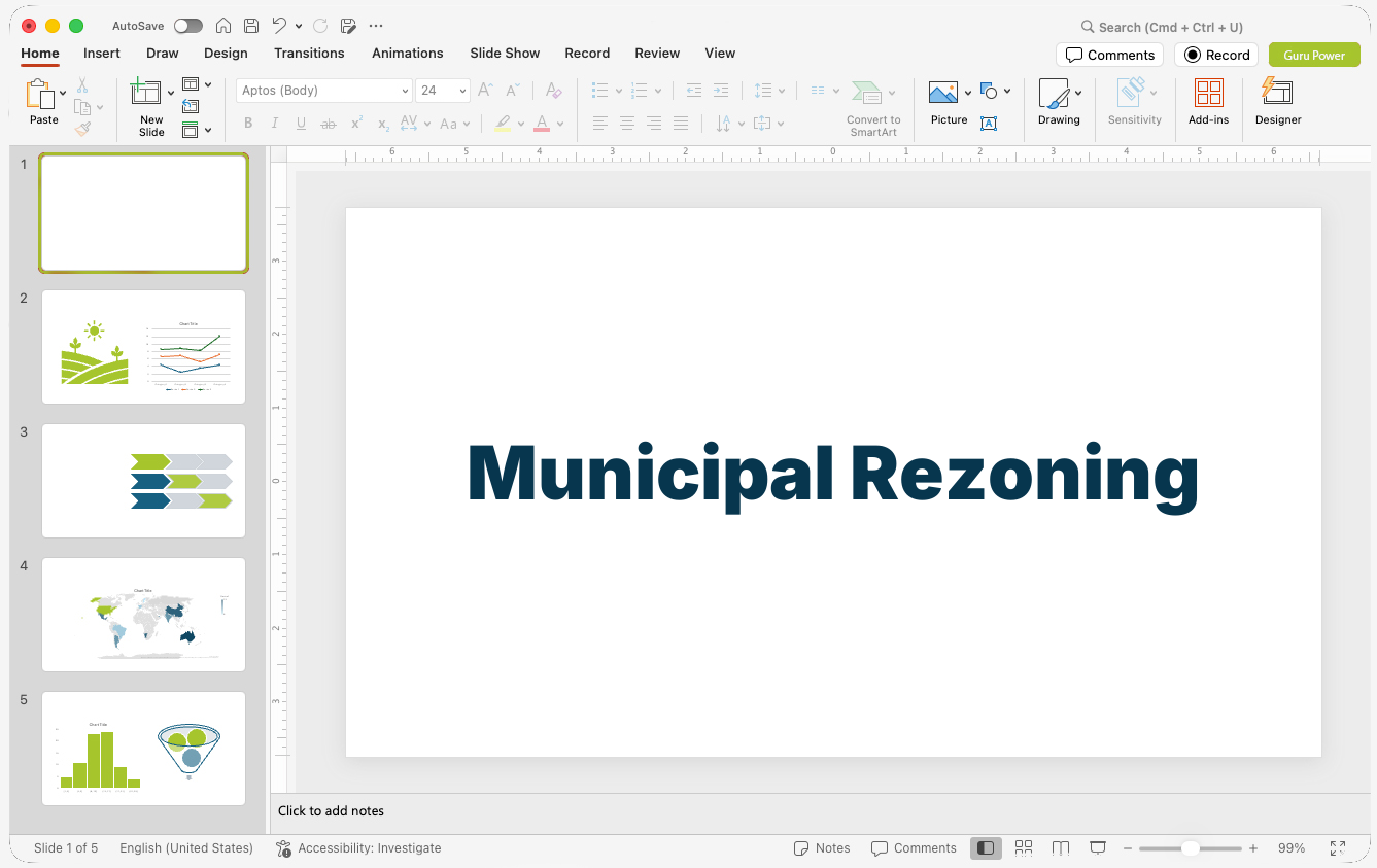 Municipal Rezoning Presentation Deck