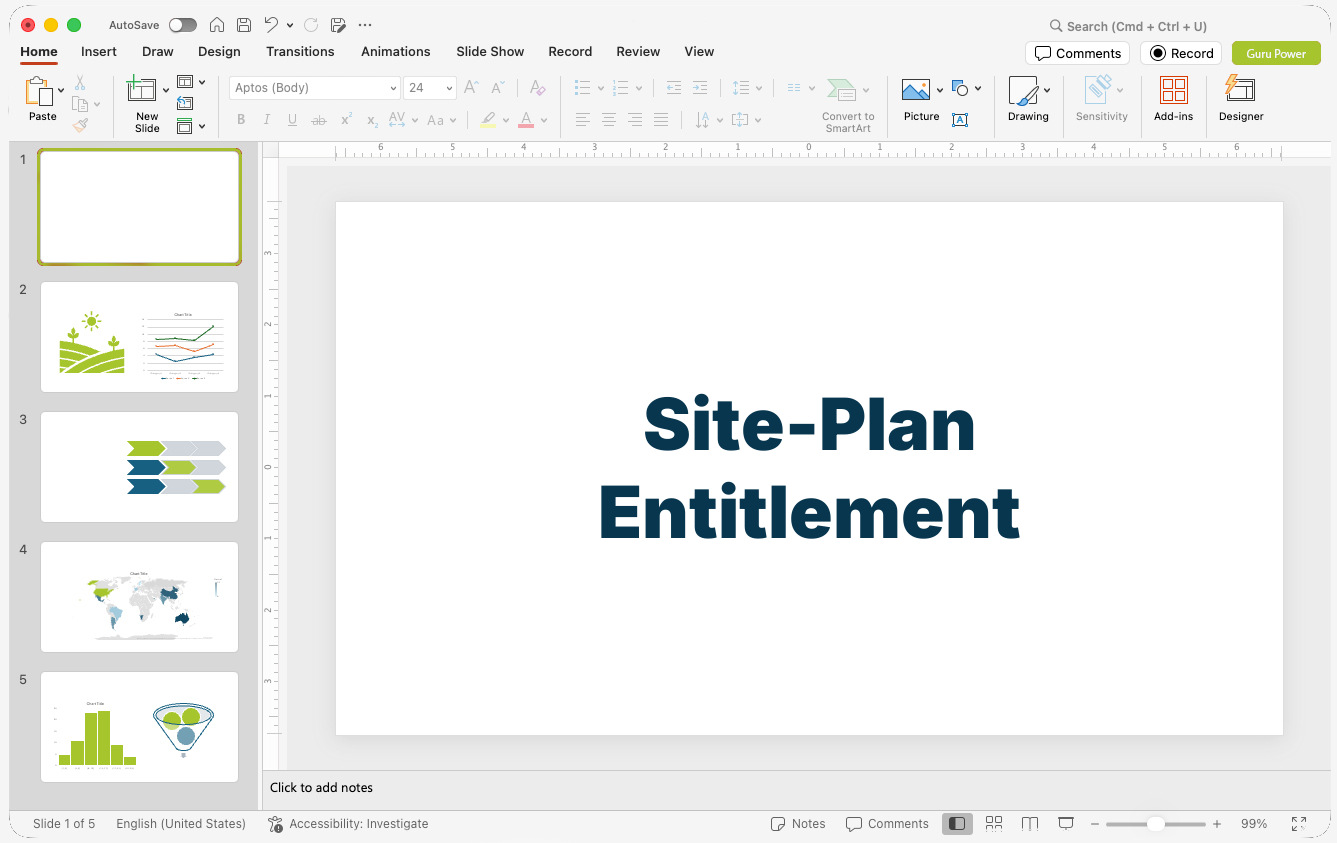 Site-Plan Entitlement Pitch Deck