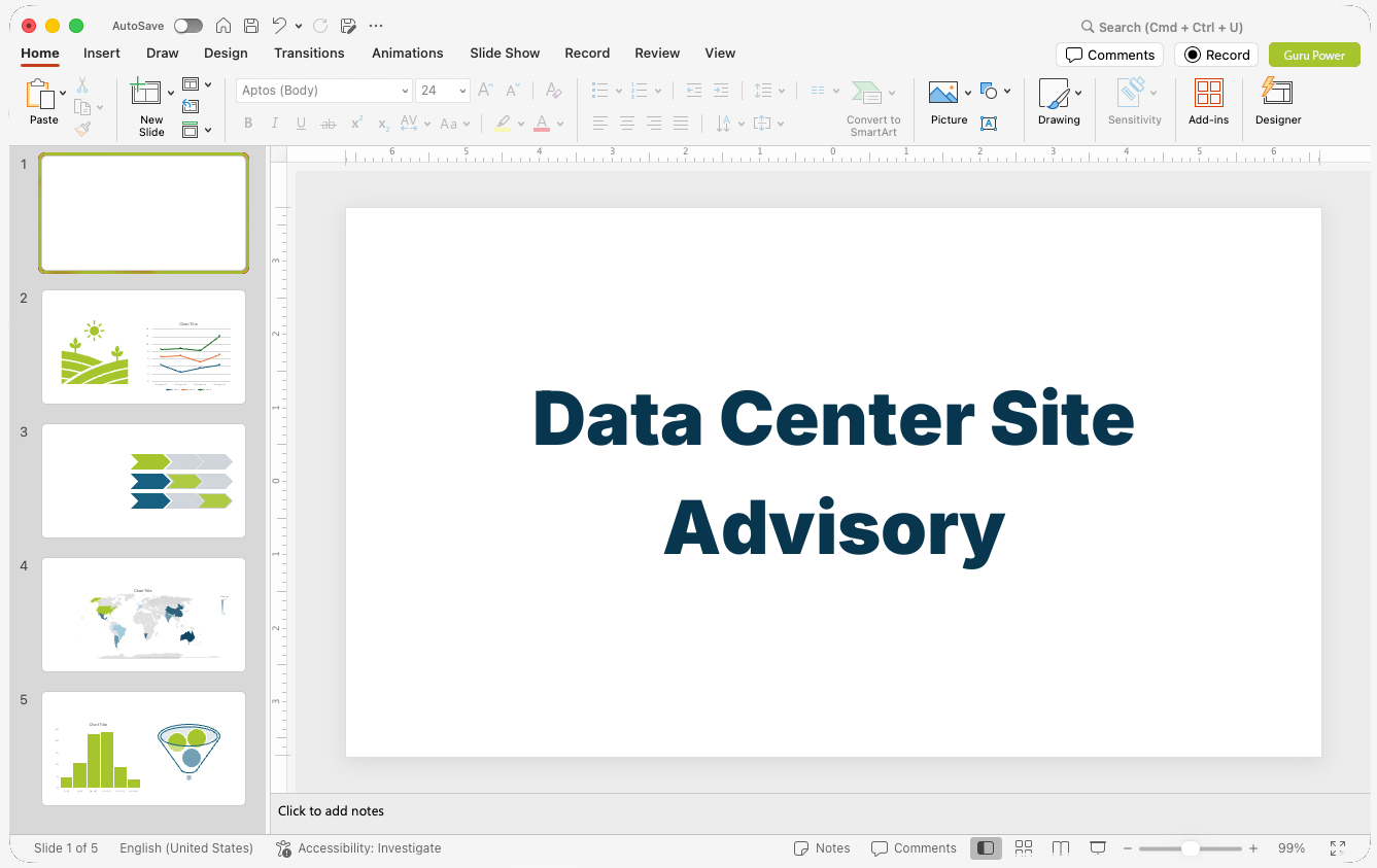 Data Center Site Advisory Presentation
