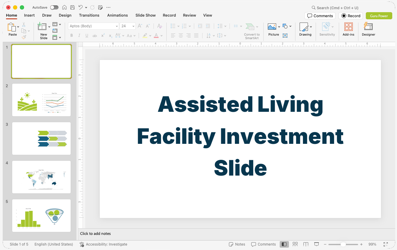 Assisted Living Facility Investment Slide-Deck