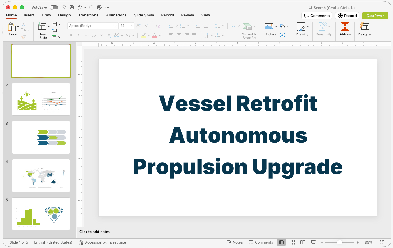 Vessel Retrofit Autonomous Propulsion Upgrade Pitch-Deck