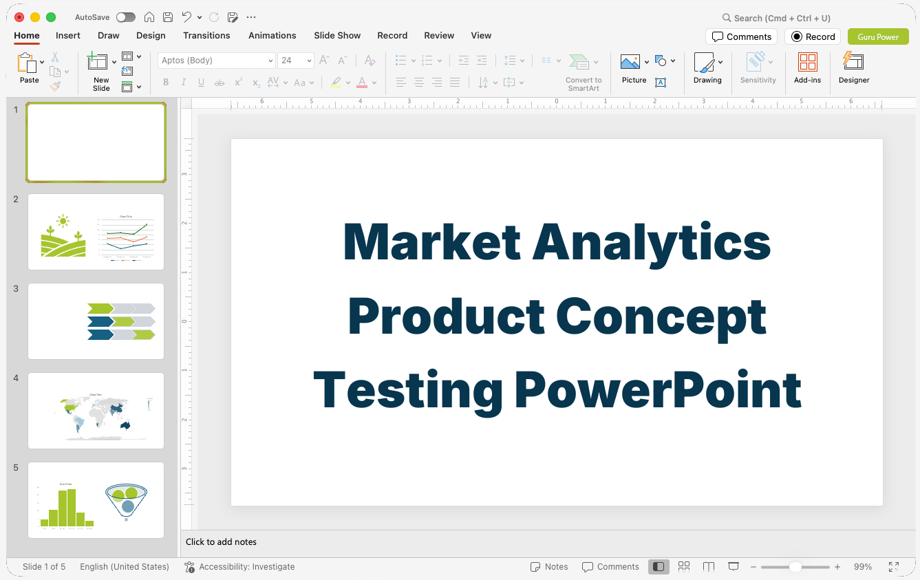 Market Analytics Product Concept Testing PowerPoint
