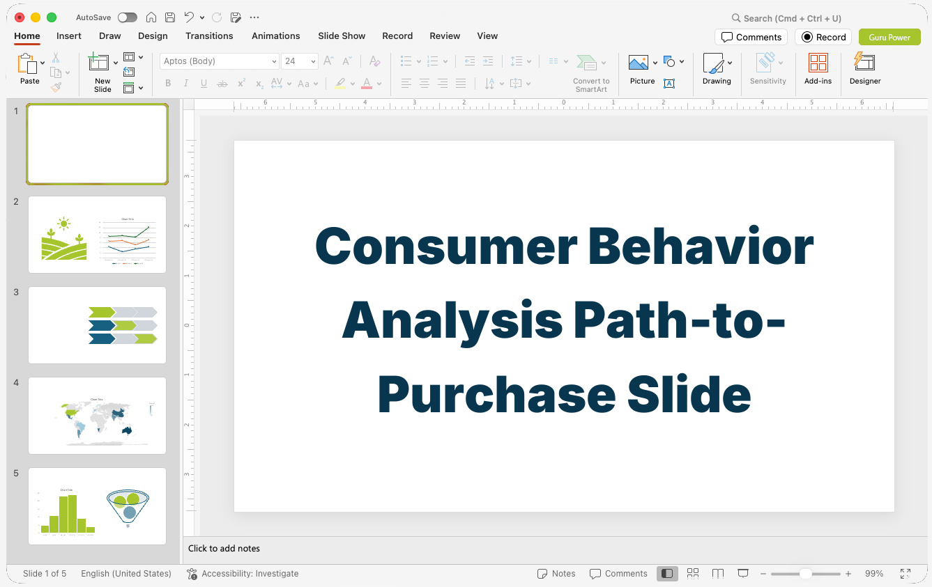 Consumer Behavior Analysis Path-to-Purchase Slide-Deck
