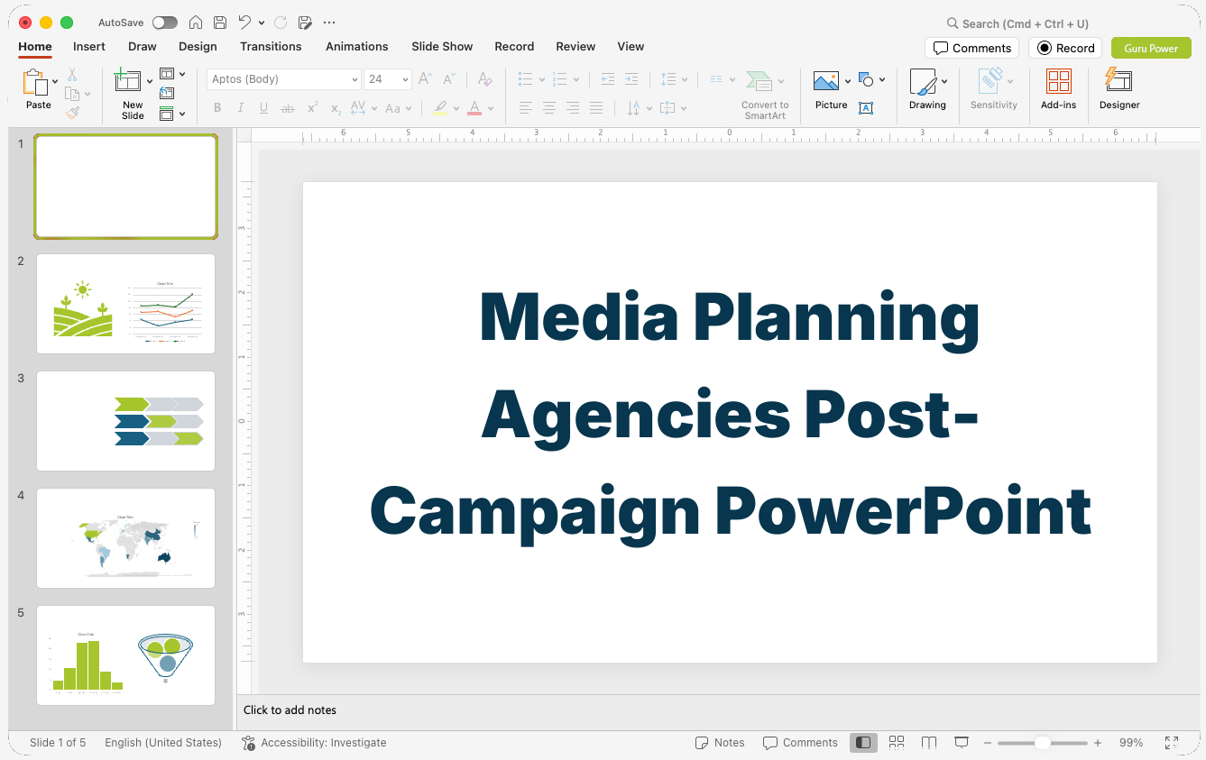 Media Planning Agencies Post-Campaign PowerPoint