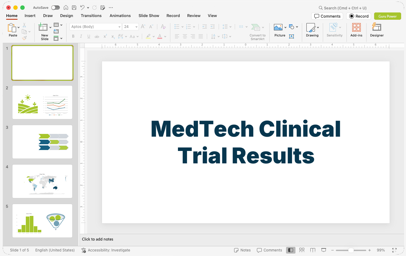 MedTech Clinical Trial Results Presentation