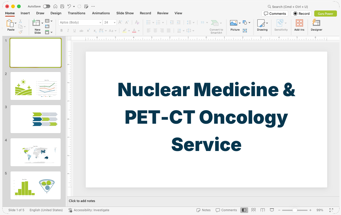 Nuclear Medicine & PET-CT Oncology Service Deck