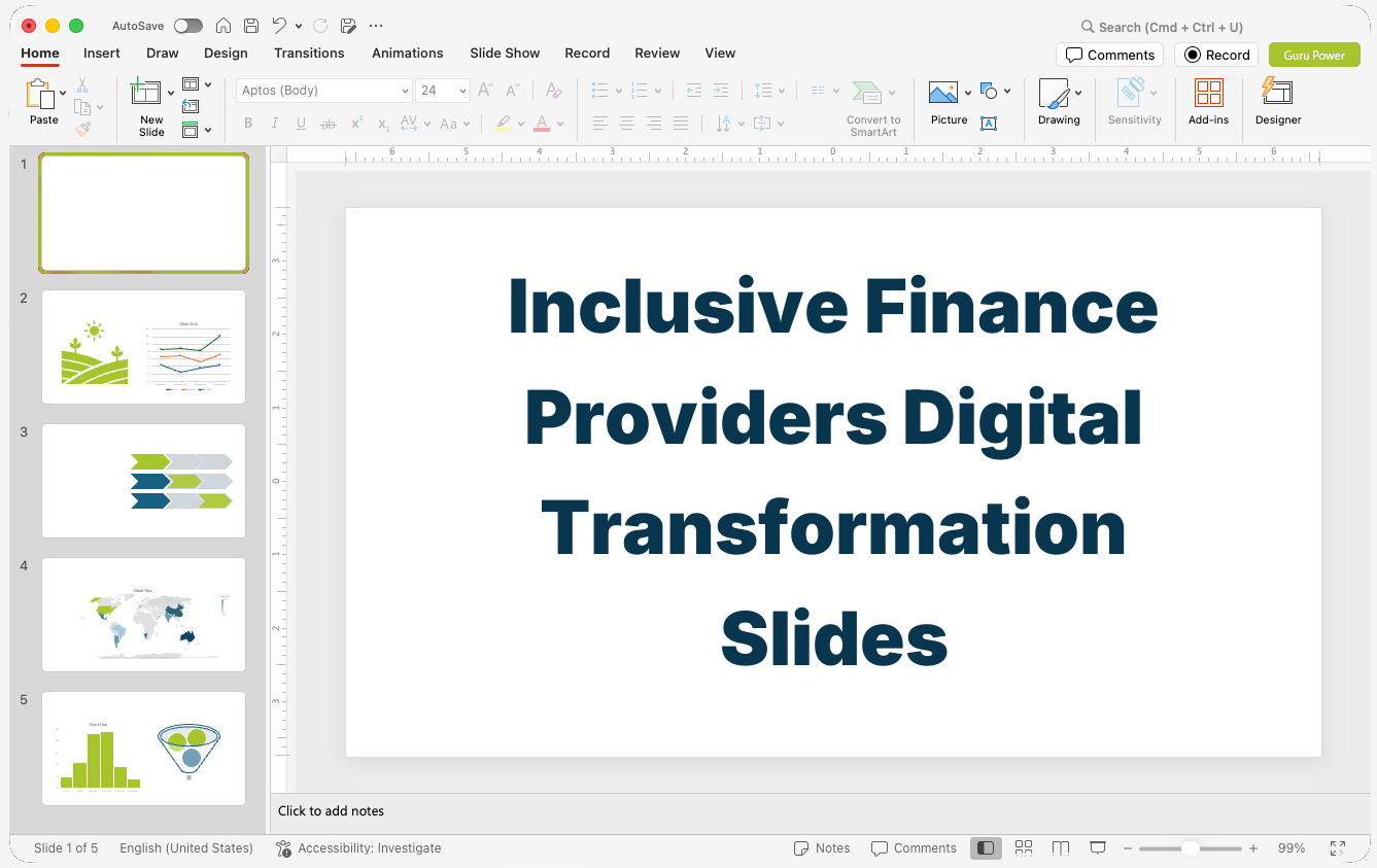 Inclusive Finance Providers Digital Transformation Slides