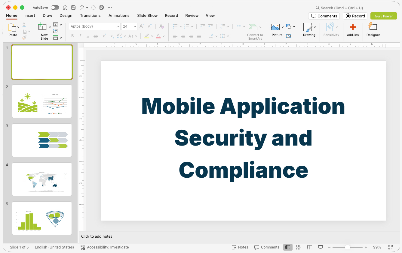 Mobile Application Security and Compliance Deck