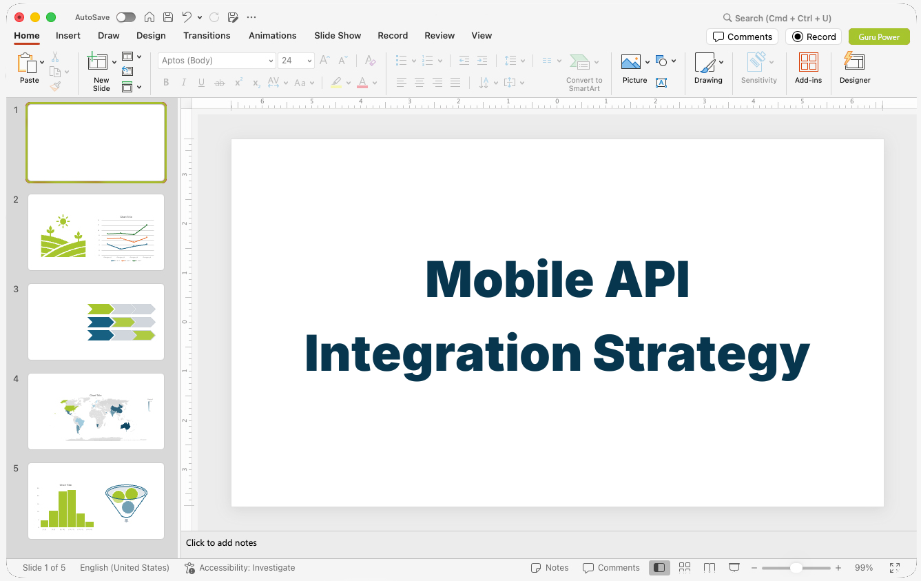 Mobile API Integration Strategy Presentation
