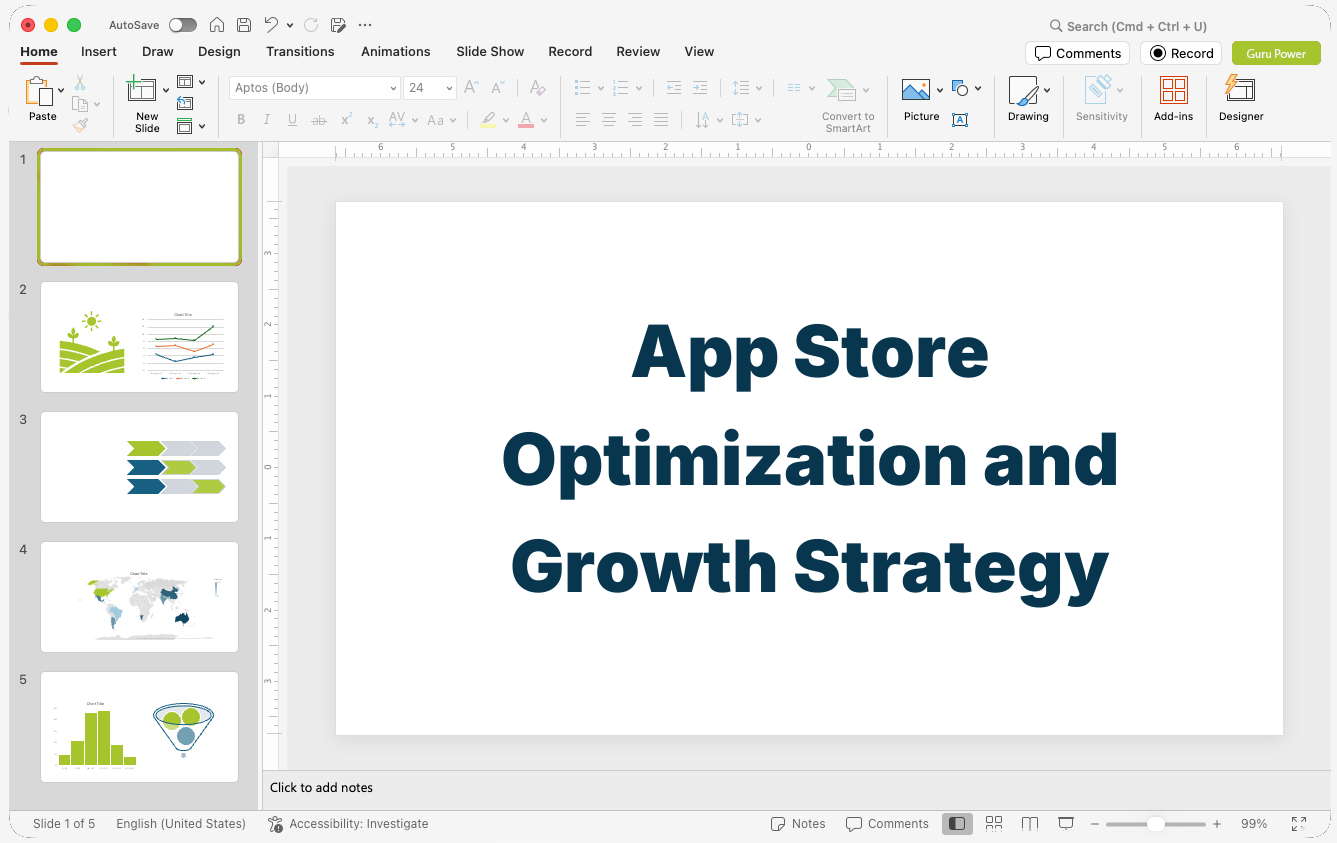 App Store Optimization and Growth Strategy Deck