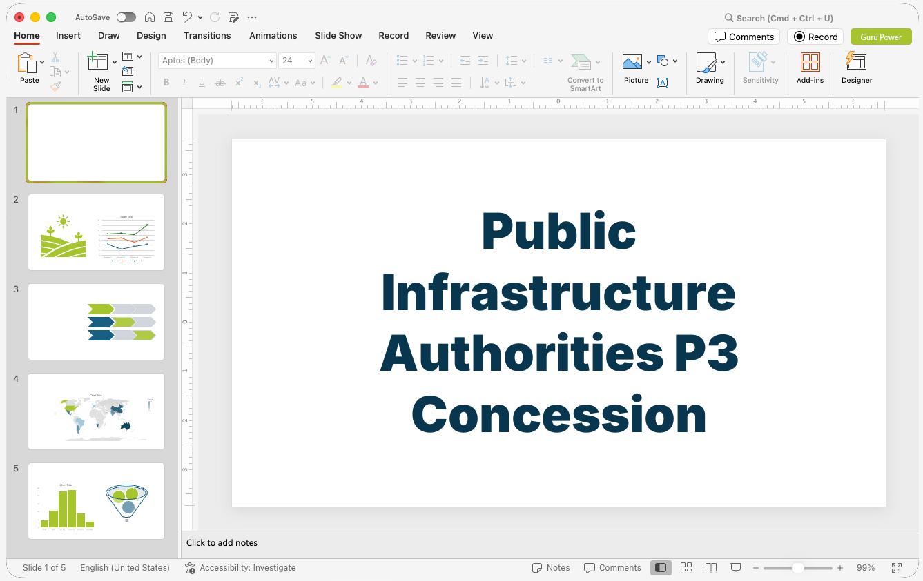 Public Infrastructure Authorities P3 Concession Proposal Pitch-Deck