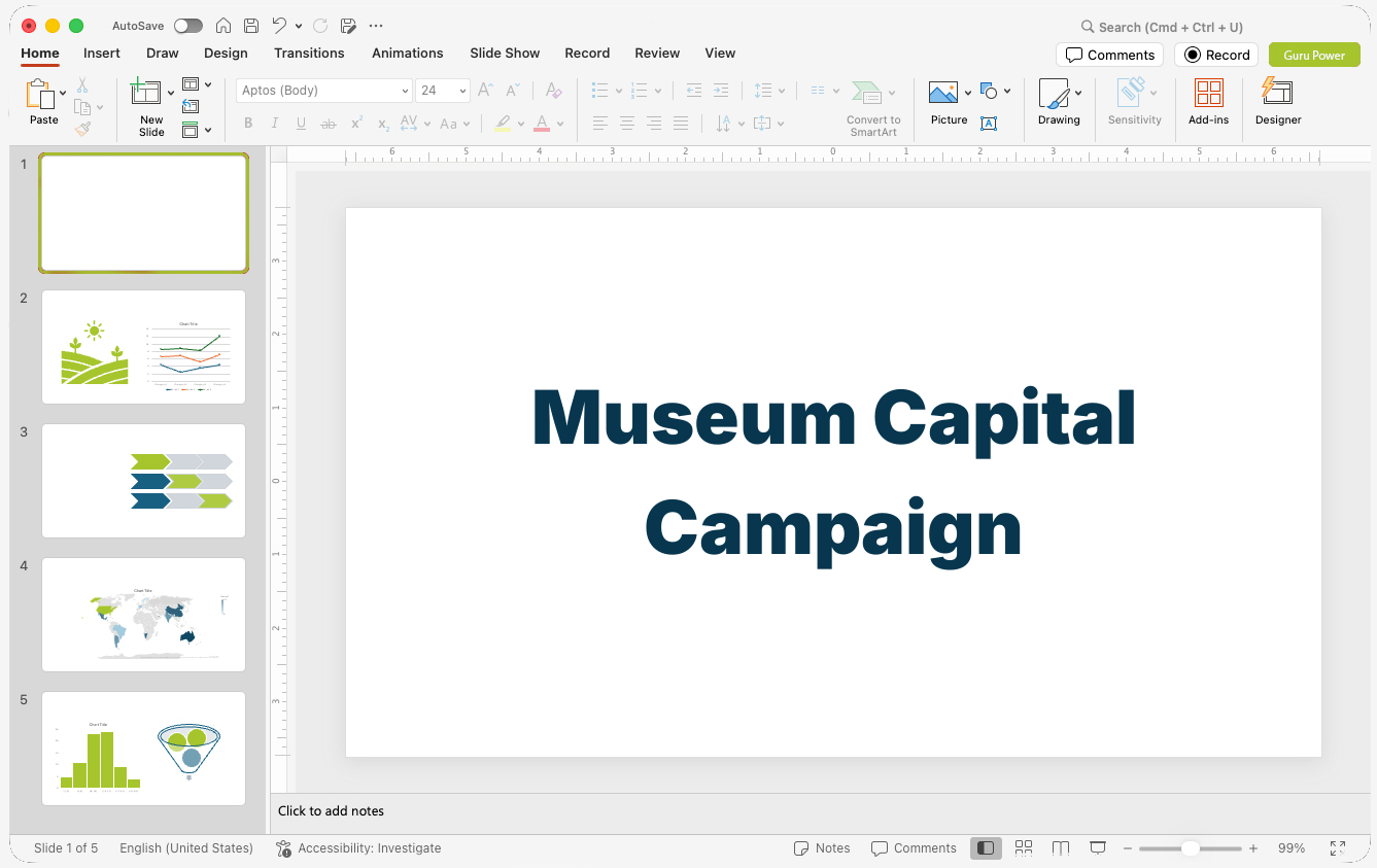 Museum Capital Campaign Pitch-Deck