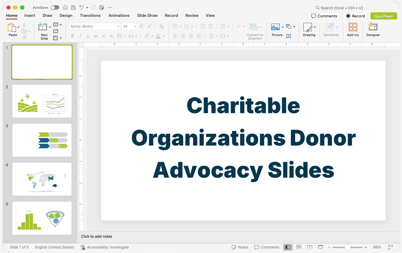 Charitable Organizations Donor Advocacy Presentation Slides