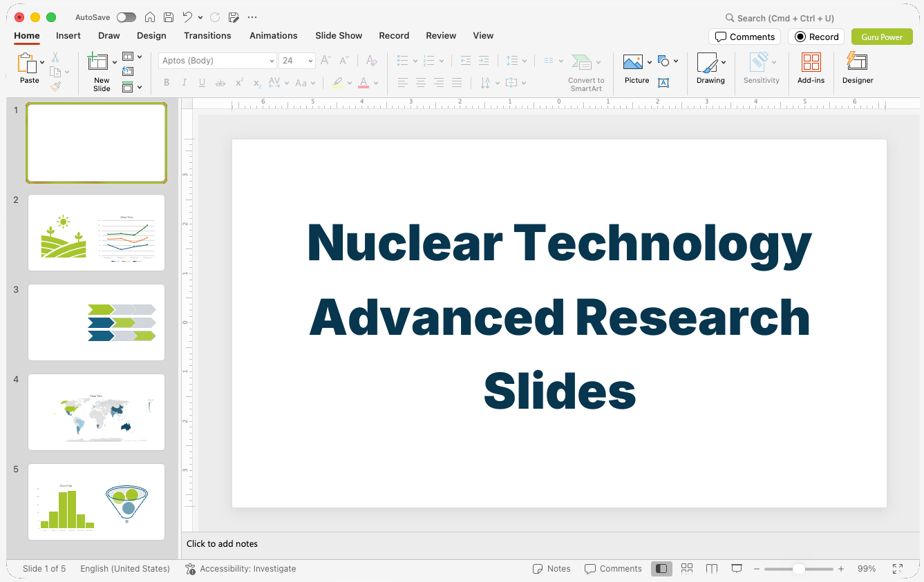 Nuclear Technology Advanced Research Slides