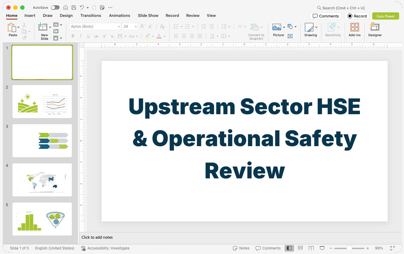 Upstream Sector HSE & Operational Safety Review