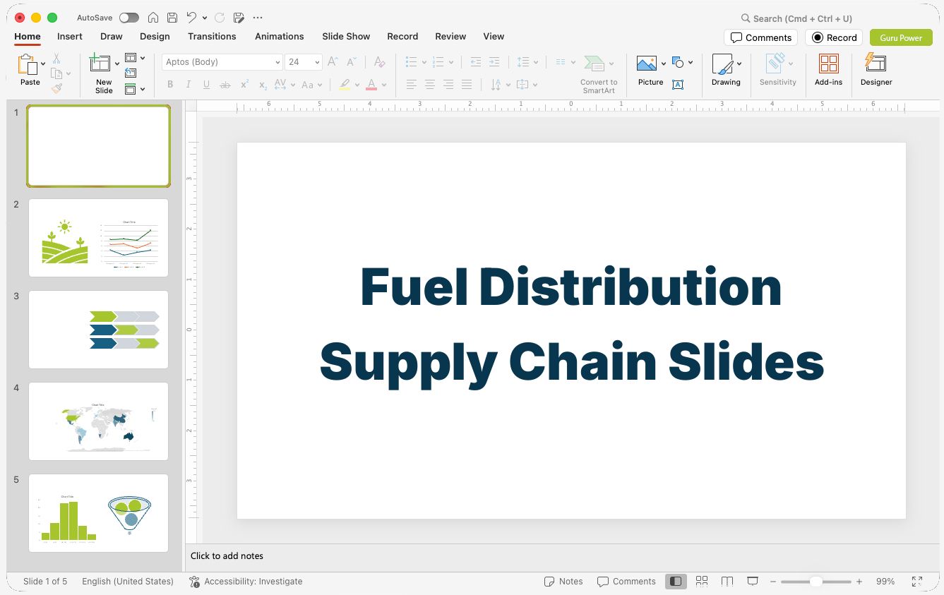 Fuel Distribution Supply Chain Slides